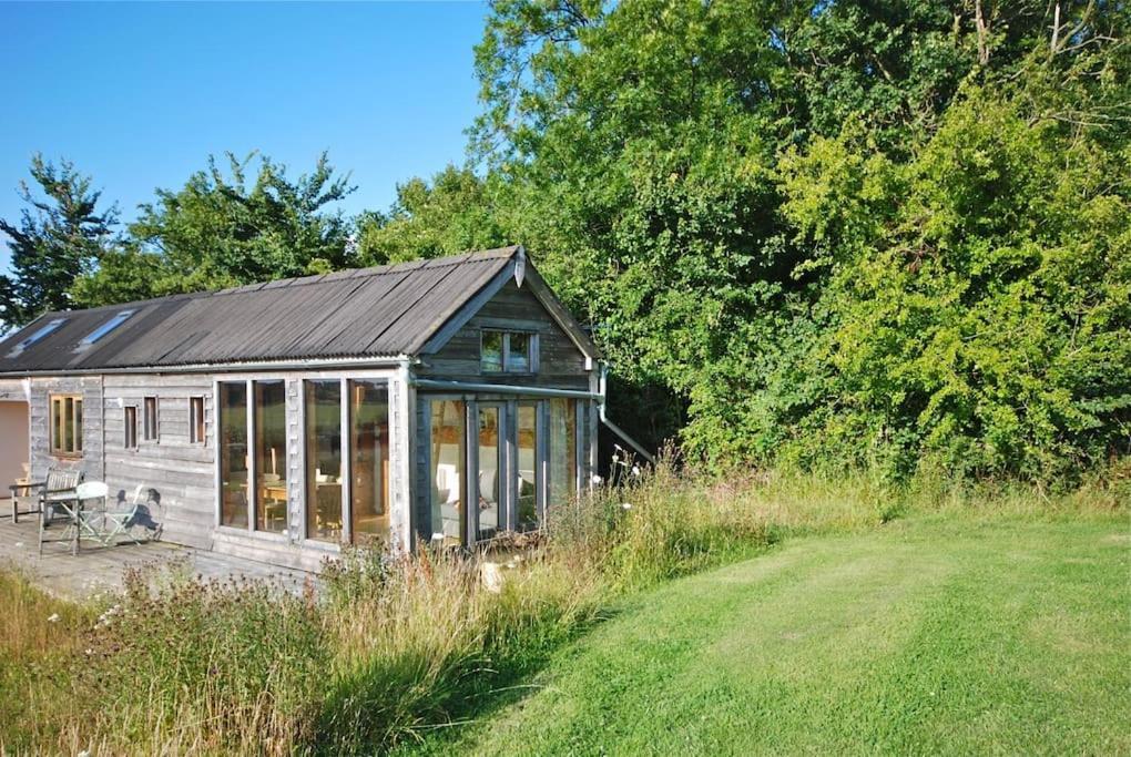 Log Cabin At The Old Summer Dairy Glastonbury Somerton  Exterior foto
